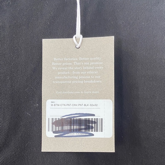 Everlane Men's Organic Painter Pant Black - Picture 7 of 13